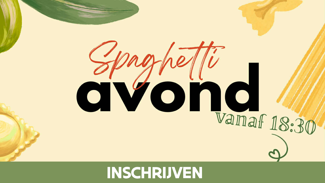 Banner spaghettiavond